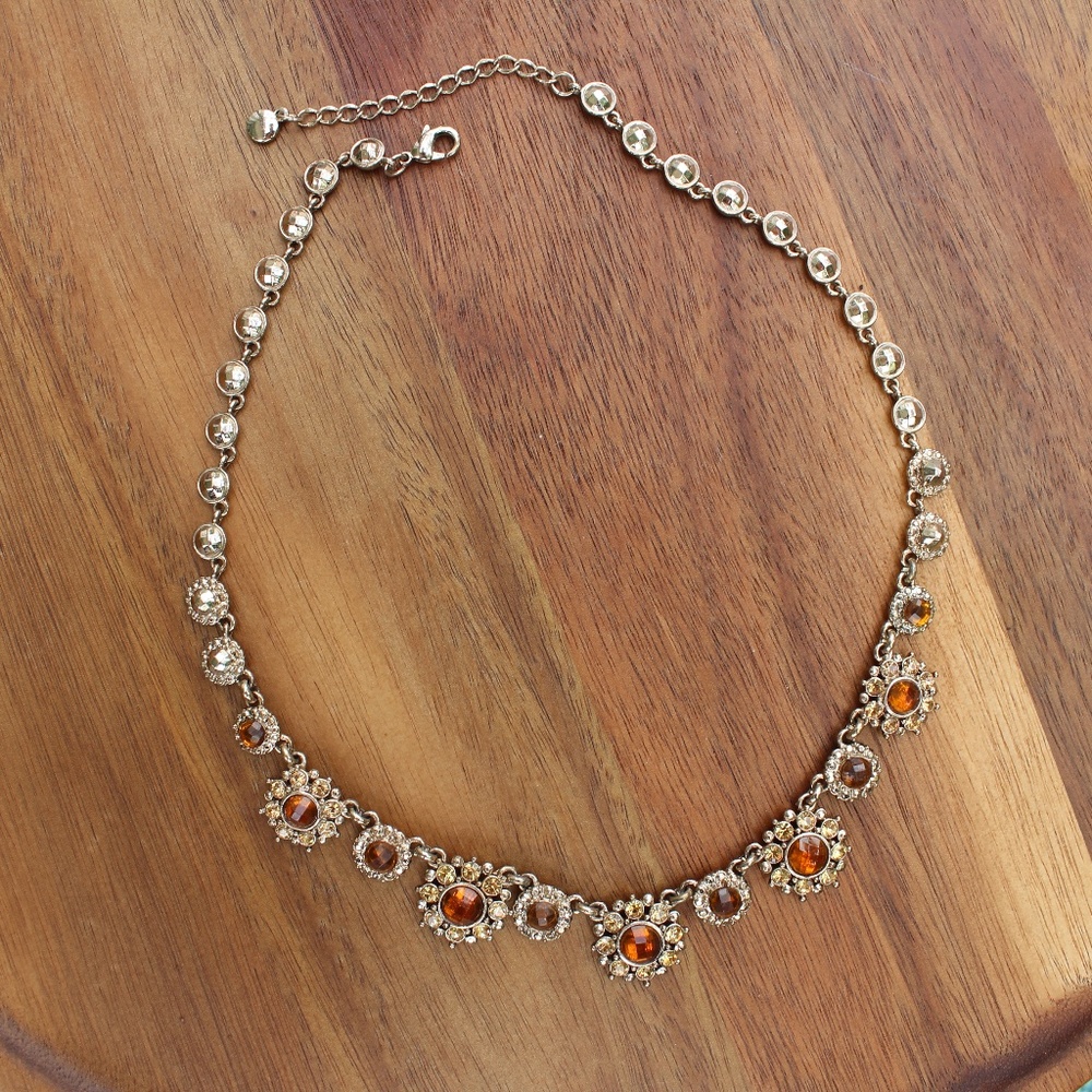 Flower Gem Necklace